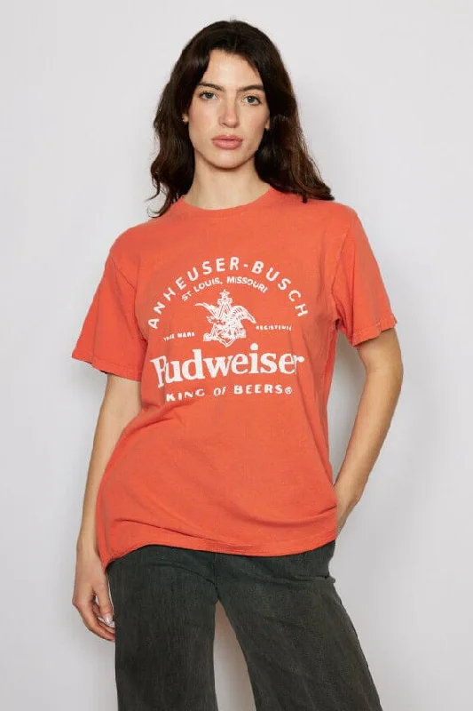 Budweiser King of Beers Tee Mesh Blend Leather Blend Suede Blend