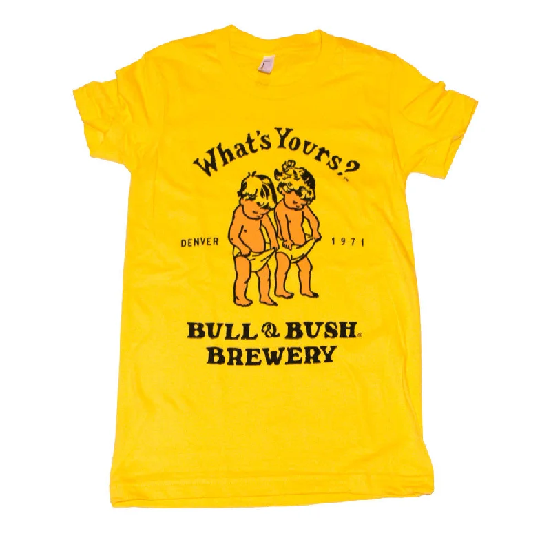 Bull & Bush® Poster Inspired T-Shirt - WOMEN'S Hooded Caped Shawl Collar