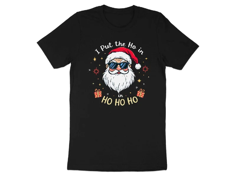 Funny Christmas Santa with Sunglasses Cool T-Shirts Terry Blend Velvet Blend Canvas Blend