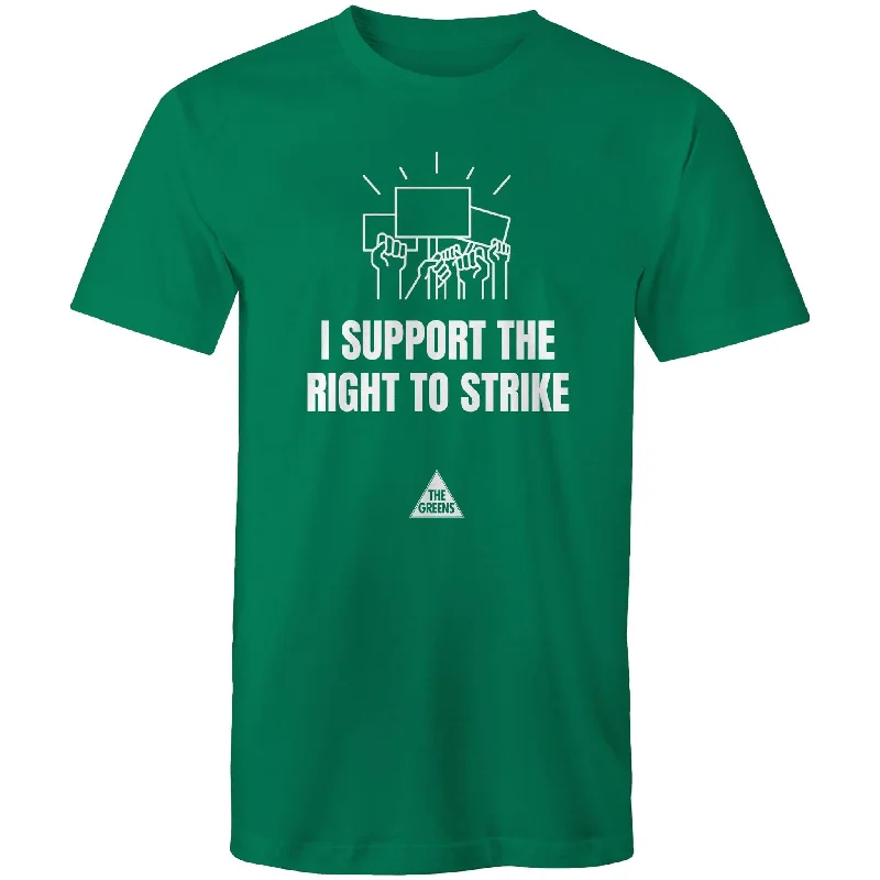 I Support The Right To Strike Unisex T-Shirt Hooded Caped Shawl Collar