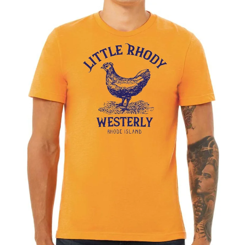 Little Rhody Heather Marmalade Unisex Jersey Tee Print Jacquard Patchwork