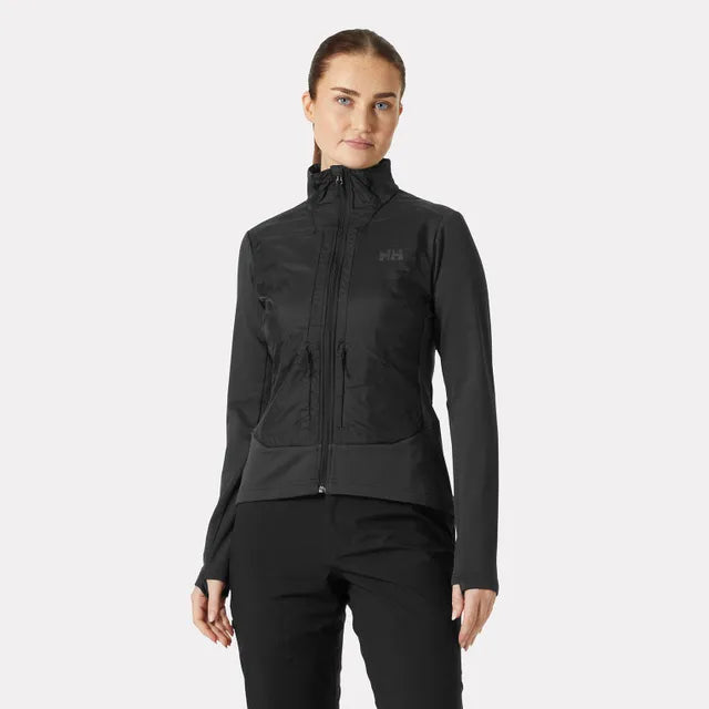 Helly Hansen Women's Versalite Hybrid Fleece Jacket Boat Neck Shawl Collar Notched Collar