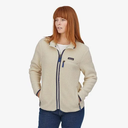 Patagonia Women's Retro Pile Fleece Jacket Nylon Jacket Polyester Jacket Spandex Jacket