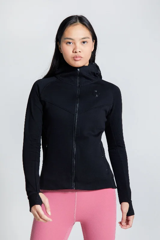 Womens- Contour Jacket - Black Cardigan Sweater Pullover