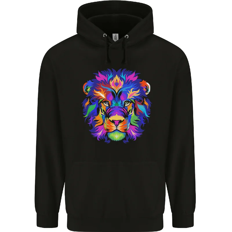 A Colourful Lion Mens 80% Cotton Hoodie Hoodie with Reflective Safety Nightwear