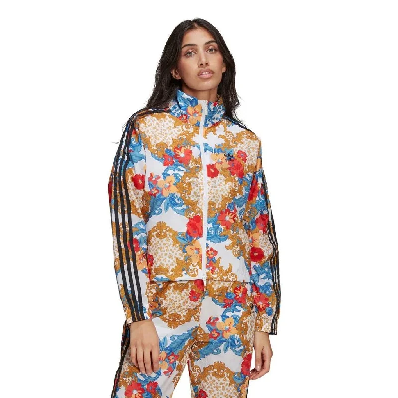 Adidas Multicolor HER Studio London Women's Track Jacket Multicolor Snapped Jacket Toggled Jacket Drawstring Jacket