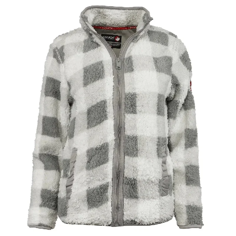 Grey/White Buffalo Plaid