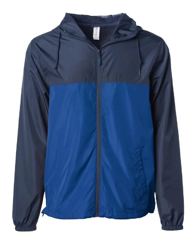 Lightweight Windbreaker Full-Zip Jacket Welt Pockets Slit Pockets Flap Pockets