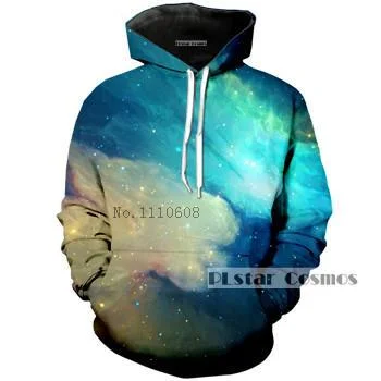 Cosmos Star Nebula Hoodie Zip Hoodie Drawstring Kangaroo Pocket