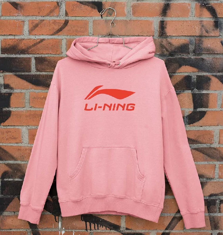 Li-Ning Unisex Hoodie for Men/Women Hoodie with Lining Warm Insulated