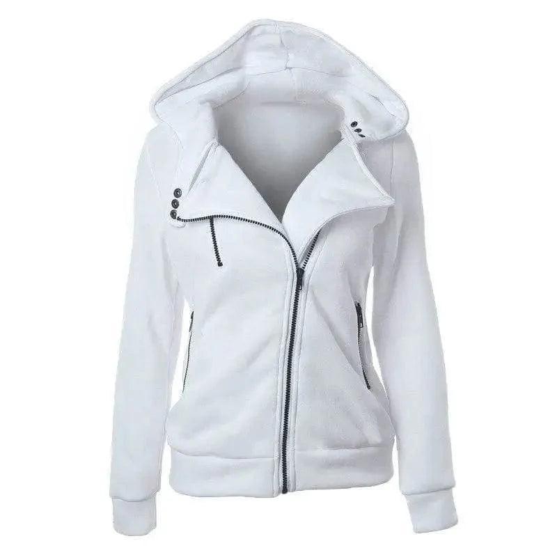 Ladies Winter Hooded Jackets Coat For Women Cotton Fabric Linen Fabric Terry Fabric