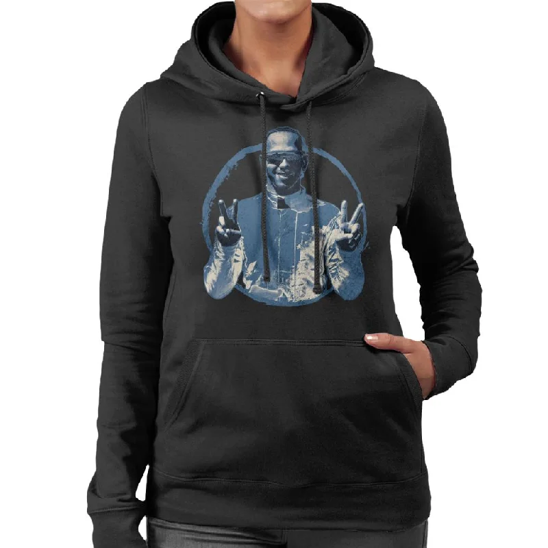 Motorsport Images Lewis Hamilton Celebrates Women's Hooded Sweatshirt Hoodie with Hem Ribbing Snug Secure