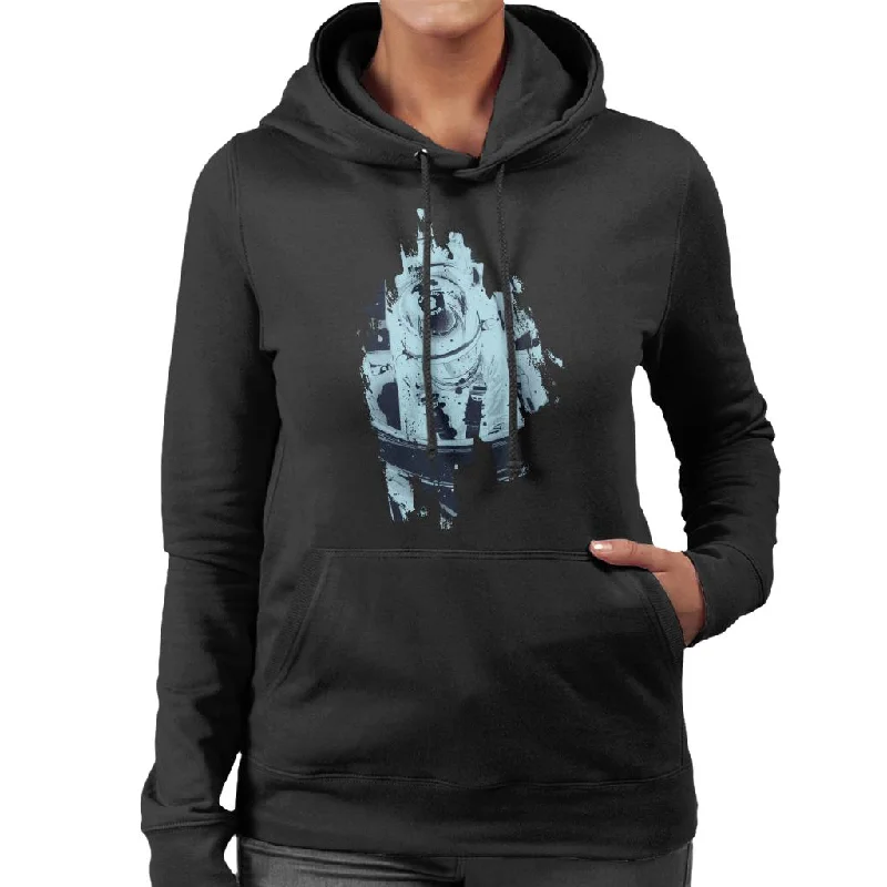 Motorsport Images Lewis Hamilton Tuscany GP In The Drivers Seat Women's Hooded Sweatshirt Hoodie with Embroidery Detailed Premium