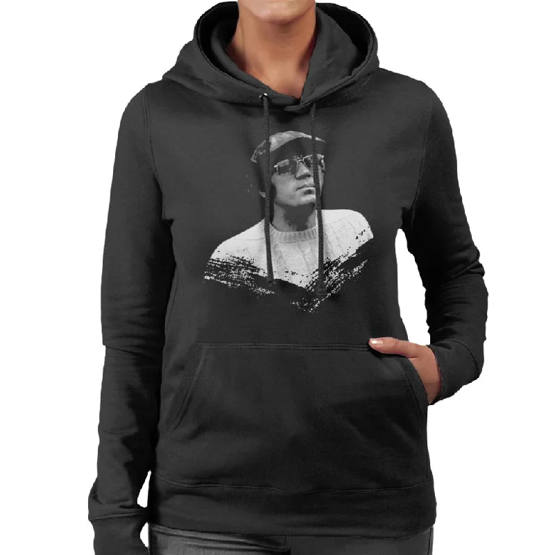 Motorsport Images McQueen The Man And Le Mans Still Women's Hooded Sweatshirt Hoodie with Lace Feminine Delicate