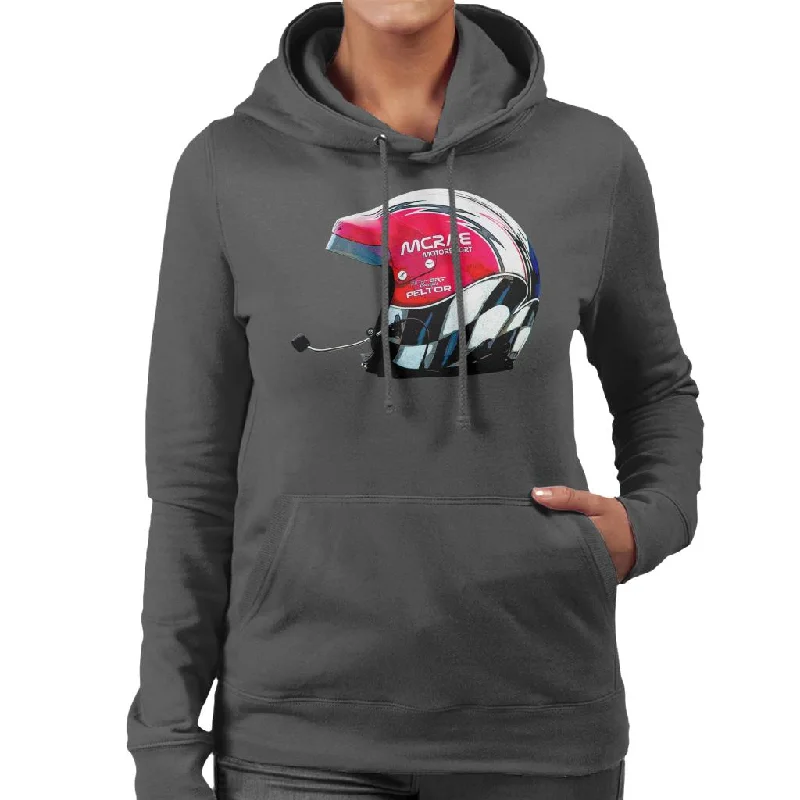 Motorsport Images McRae Helmet WRC Women's Hooded Sweatshirt Hoodie with Fur Luxurious Winter