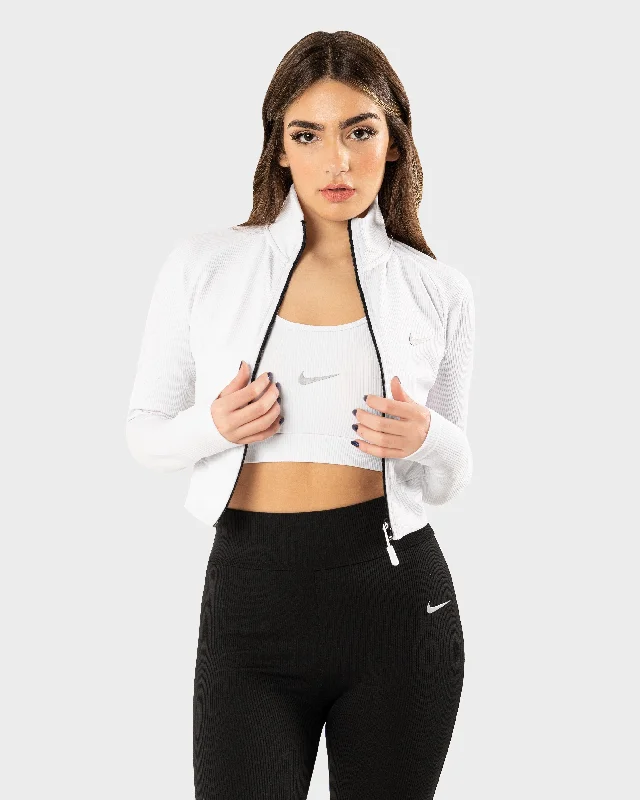 NIKE FIGURE CROPPED JACKET Jersey Jacket Tulle Jacket Batik Jacket