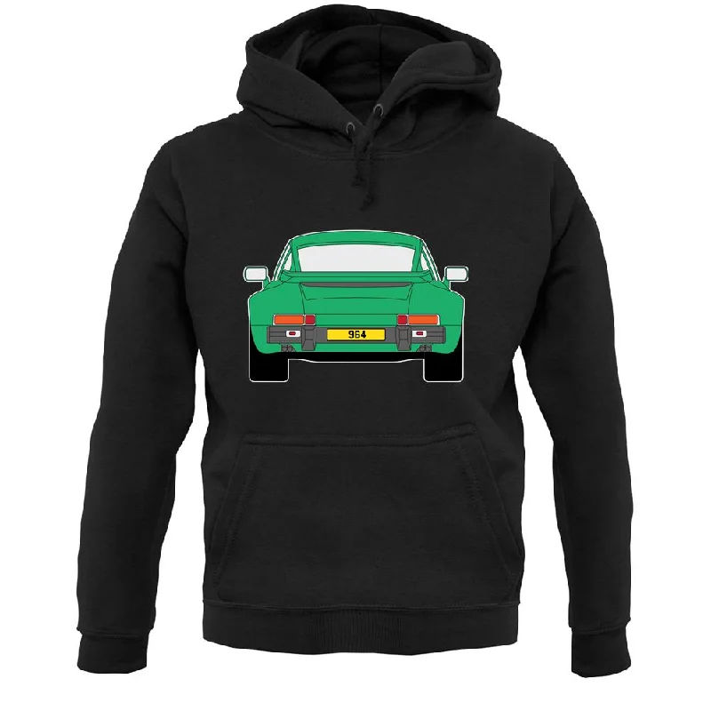 911 964 Rear Signal Green Unisex Hoodie Hoodie with Thumb Holes Functional Cozy