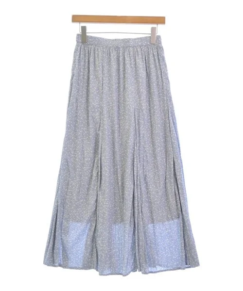 nano UNIVERSE Long/Maxi length skirts ribbed skirt waist