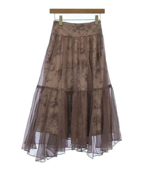 SNIDEL Long/Maxi length skirts lace skirt delicate