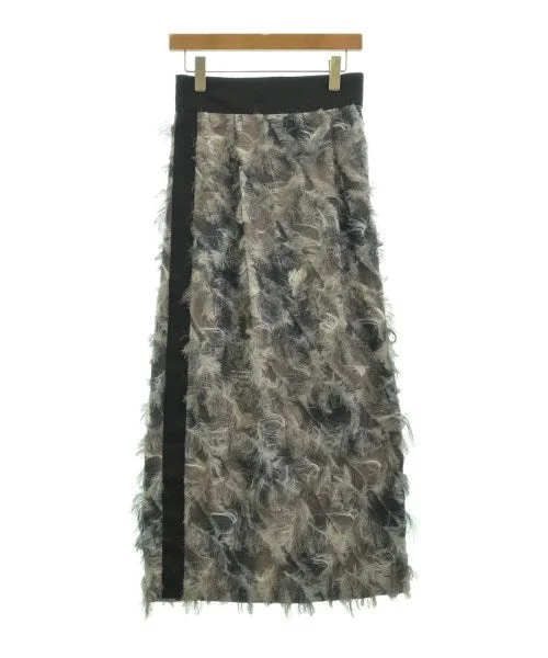 ADAM ET ROPE Long/Maxi length skirts cashmere skirt fine