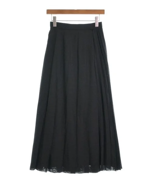 H BEAUTY&YOUTH Long/Maxi length skirts velvet skirt plush