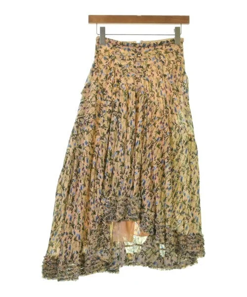 Chloe Long/Maxi length skirts leather skirt refined