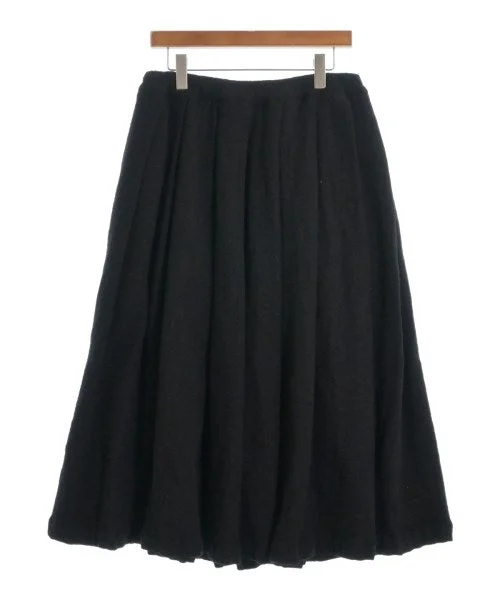 BLACK COMME des GARCONS Long/Maxi length skirts leather skirt sleek