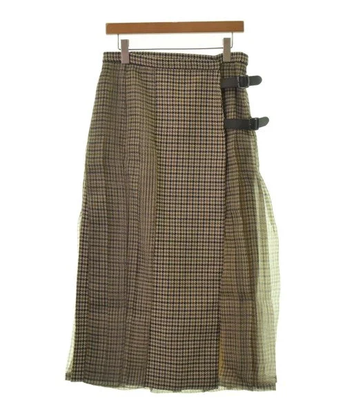 Max Mara Long/Maxi length skirts patchwork skirt art