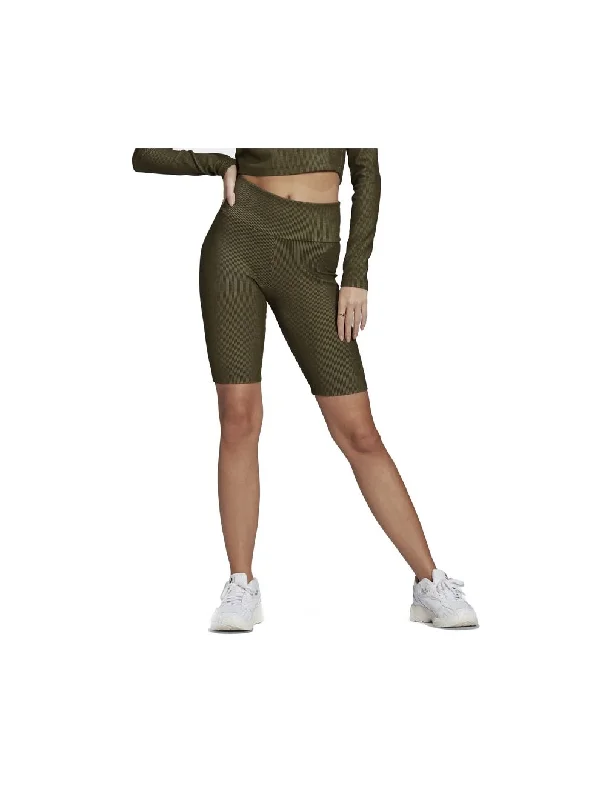 Adidas Short Leggings Olive Comfortable Athletic Tights