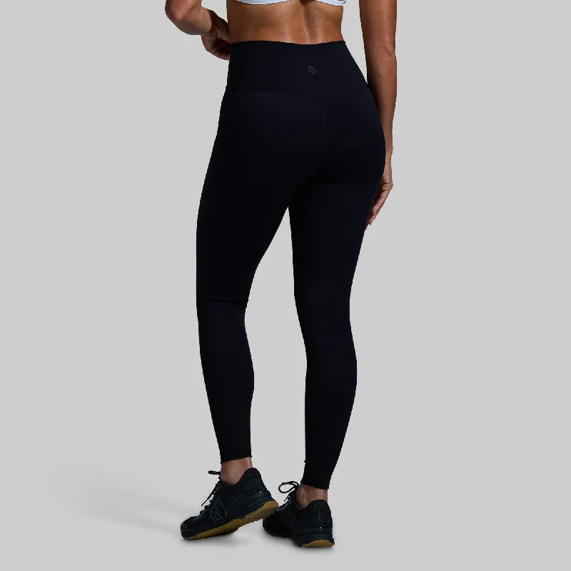 Apex Legging (Black) Cozy Full-Length Workout Leggings