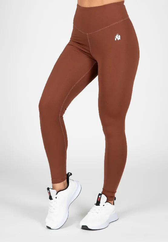 Arizona Leggings - Brown Stylish Stretch Pants Leggings