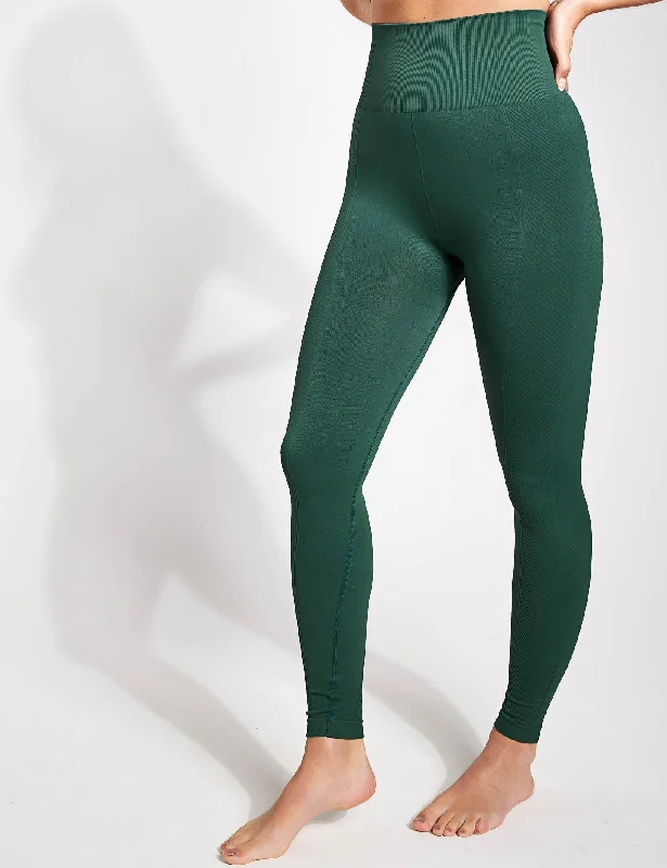 Naisha Seamless Legging - Moss Fashionable Smooth Fit Leggings