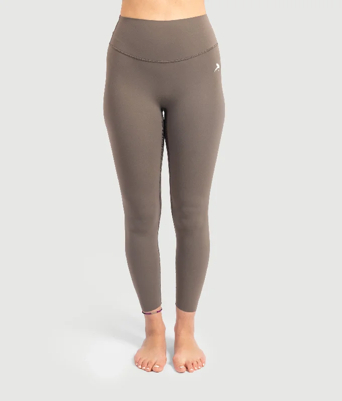 Charlie Leggings - Tea Brown Comfortable Yoga Tights Leggings