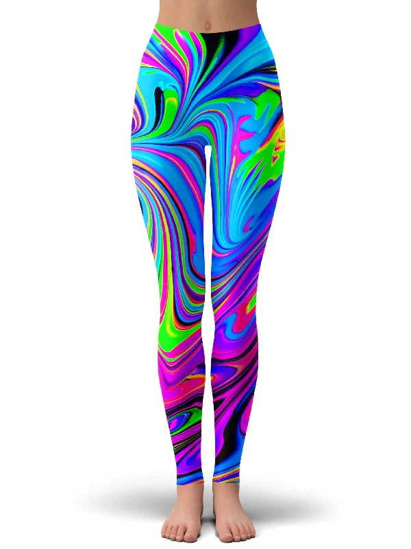 Cosmic Flow Leggings Fashionable Quick-Dry Yoga Pants