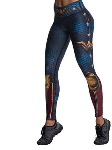 Drakon Many Styles of Crossfit Leggings Women, Wonder Woman, Size One Size Cozy Sweat-Wicking Leggings