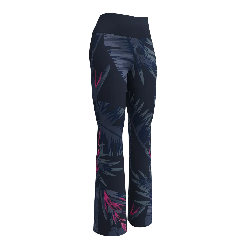 Find Your Coast® CoastFlex Comfort Flare Leggings Trendy Colorblock Print Leggings