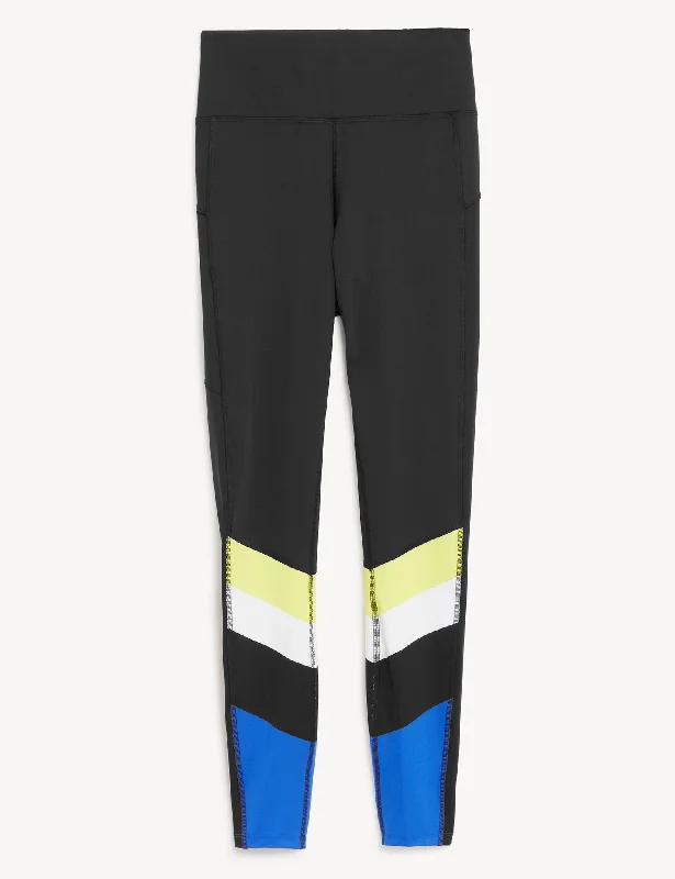 Go Move Colour Block Gym Leggings Stylish Yoga Leggings