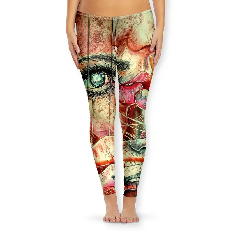 Heavymind Women's Leggings Stylish Printed Sport Leggings