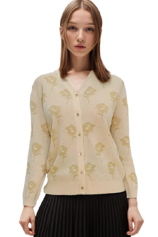 LS61028 SWEATER Solid Print Embellished