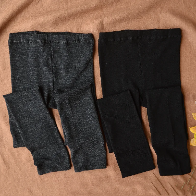 Memeri Leggings - Wool/Silk (Women's 10-14) *Returning 2025 Comfortable Bootcut Workout Leggings