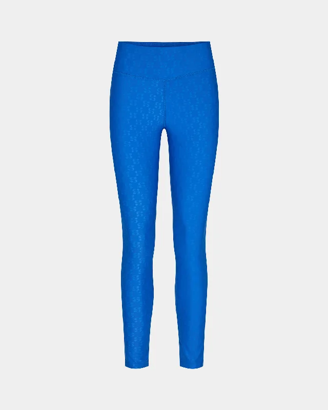 Leggings - Bright Blue Comfortable Full-Body Compression Leggings