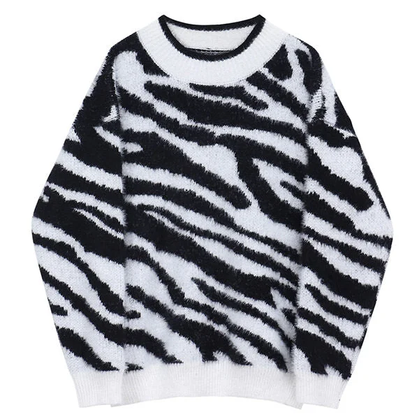 Zebra Print Knit Sweater Satin Fabric Silk Fabric Chiffon Fabric