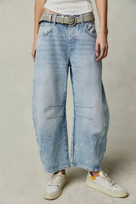 Blue Barrel Jeans Chic Cropped Jeans