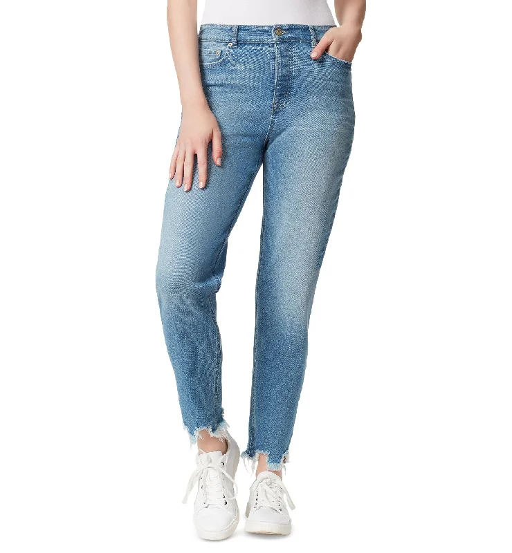 Jessica Simpson Throwback Tapered High Rise Jeans Casual Loose Fit Jeans