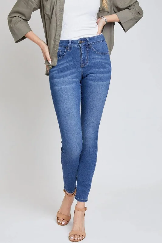 Missy HyperStretch Skinny Jeans Trendy Low-Rise Bootcut Jeans