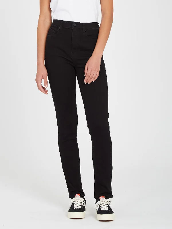 Vitabilly Jeans - VINTAGE BLACK Stylish High-Waist Skinny Denim